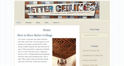 Desktop Screenshot of betterceilings.com